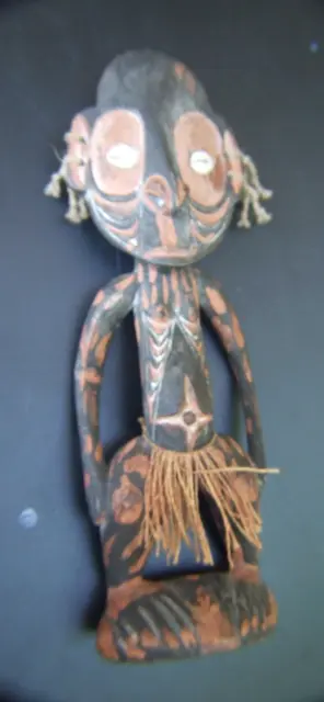 Vintage Papua New Guinea PNG Painted Fertility Figure Sepik River Statue