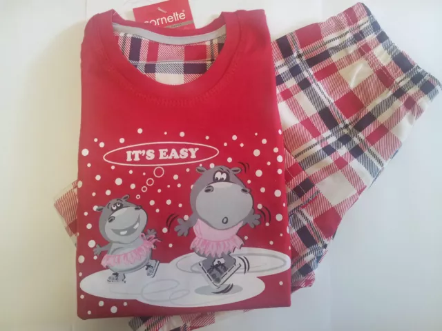 Toddler Girls Kids Cotton Pyjamas Set Nightwear Xmas Novelty Sizes 1.5 - 8 years 3