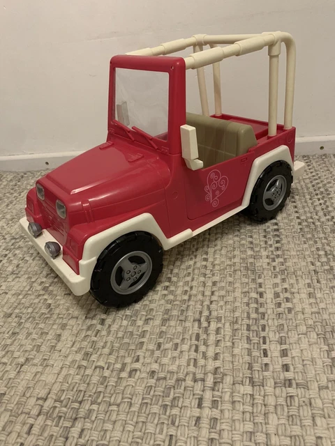 Our Generation My Way and Highways 4 X 4 Pink Jeep Doll Vehicle Truck RRP90