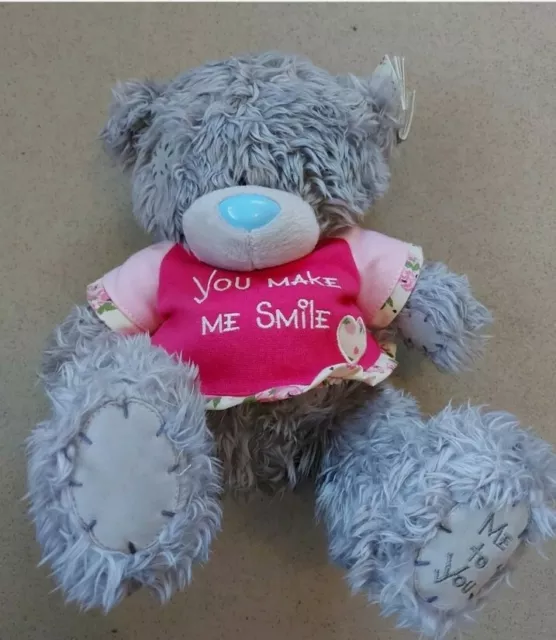 Brand New Me To You 10" 'You Make Me Smile' T Shirt Teddy Soft Plush 10"