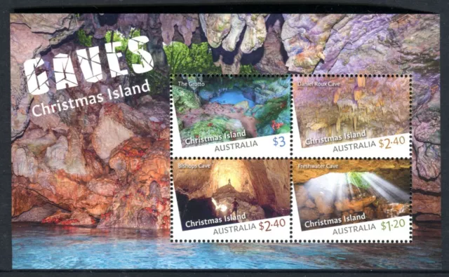 2023 Christmas Island Caves -  MUH Mini Sheet