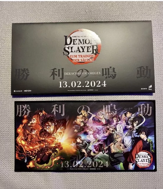 Demon Slayer Premiere 13.02.24 in Berlin Kino Promo Geschenk Anime Manga Fans A