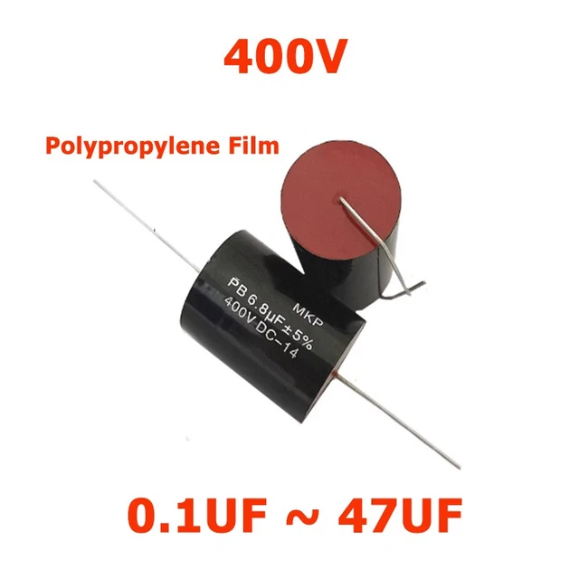 10PCS Audiophiler Axial MKP 6.8UF 400VDC Metal Polypropylene Guitar NON Polarized Hifi Diy Audio Grade