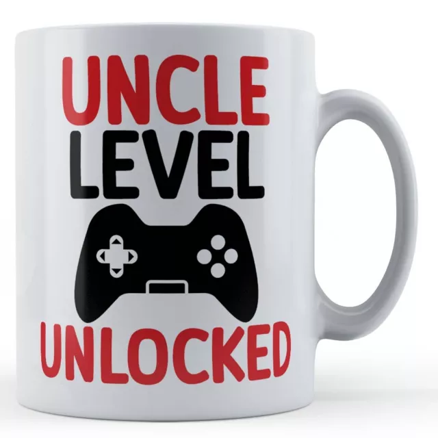 Uncle Level Unlocked - Gamer Brother, New Baby, Gaming Gift Mug