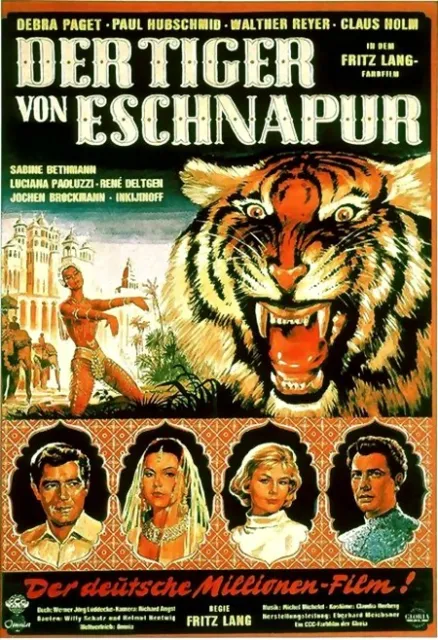 EL TIGRE VON ESCHNAPUR (1959) *con subtítulos en inglés conmutables *