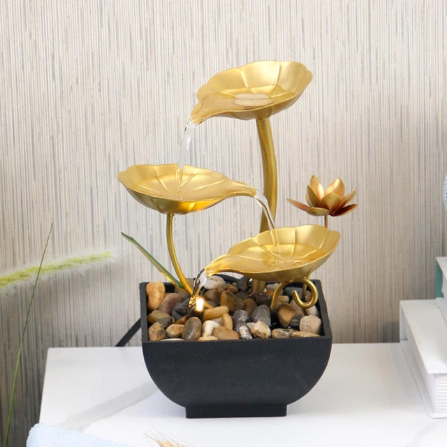 Fontaines à Eau De Table Avec Boule LED, Fontaine De Bureau à Usage