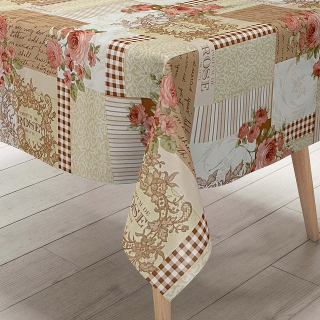 KEVKUS Tela Cerata Tovaglia C142093 Cuori Love Patchwork