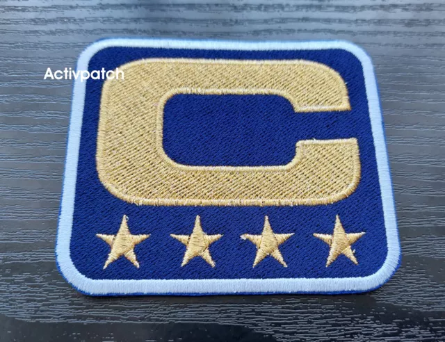 Dallas Cowboys Captain C patch C-gold 4 star gold NFL Football Superbowl sew on