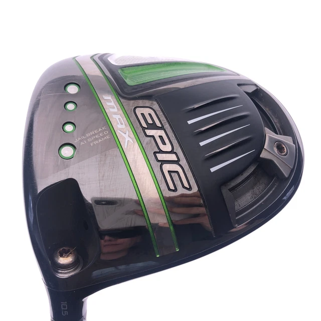 Used Callaway Epic Max Driver / 10.5 Degrees / Cypher Regular Flex / Left-Handed