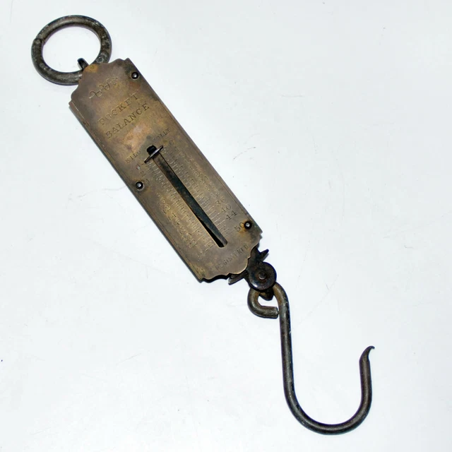 alte Handwaage Pocket Balance bis 25 kg Taschenwaage