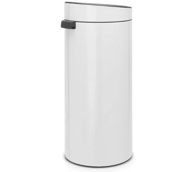 Brabantia 30L Kitchen Touch Bin White Removable Lid, Soft-Touch Open DENTED 2