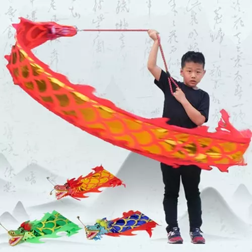 Chinese Style Dragon Dance Children Carnival Festival New Year Performance Props