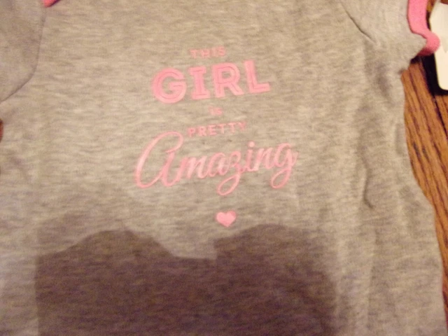 Infant Girl Carters Shirt  0-3 Months Nwt 025