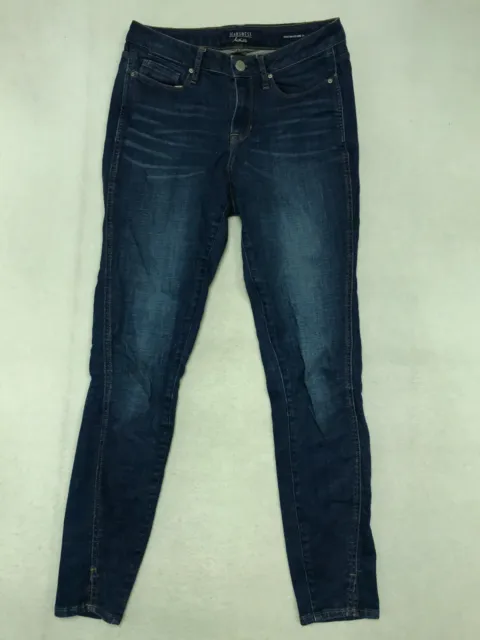 Jeanswest Curve Embracer Skinny 7/8 Blue Sz 8 Zip Womens Denim Jeans