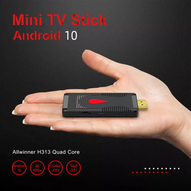 Fire TV Stick 2022 Android 10.0 Allwinner H313 Quad Core 1GB 8GB TV Dongle NEU