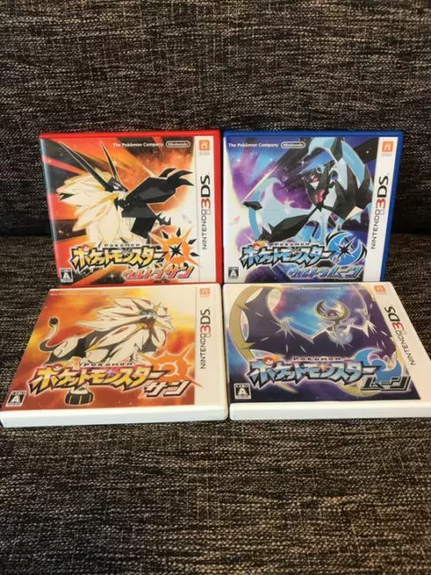 Pokemon Sun, Ultra Sol, Luna Y Ultra Luna Juego Nintendo 3DS Versión de Japón