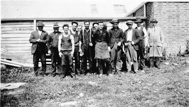 A group of shearers Casterton District Victoria pre 1935 OLD PHOTO