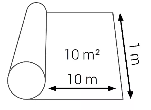 UNDERLAY CORK SHEET ROLL THICKNESS 2mm - 1M x 10M x 2mm ( 10 m2) 3