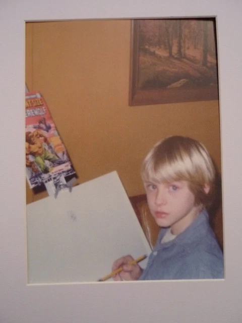 a4 repro poster kurt cobain NIRVANA Artifact paints at home childhood photos