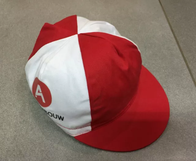 Casquette Cap Officielle Belgian Velo Cyclisme Belge Belgique Sponsor Alheembouw
