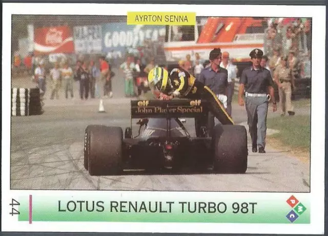 Pmc-Ayrton Senna "Magic Senna" F1- #044-Lotus Renault Turbo 98T-Monza-Italy