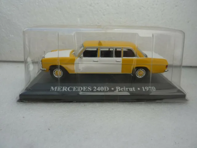Ixo ? Pour Presse Mercedes 240 D 1970 Taxi Beirut Neuf En Blister Ouvert