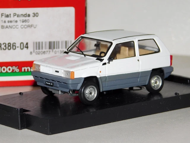Modellino Auto Brumm 1/43 Fiat Panda 30 1a serie 1980 bianco corfù | Motorsport Maranello