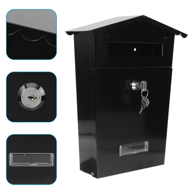 Suggestion Collect Bin Mailbox Suggestion Box Lock Wall-mounted