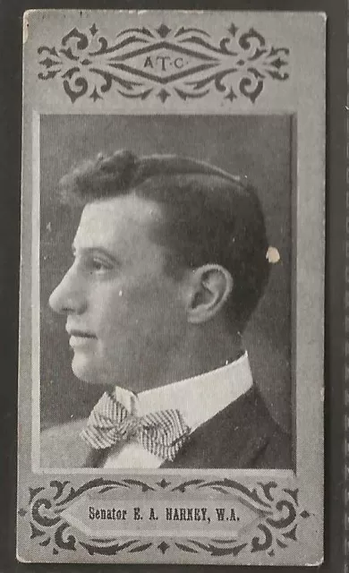 Atc A.t.c. (Usa)-Australian Parliament 1901-#21- Senator Harney