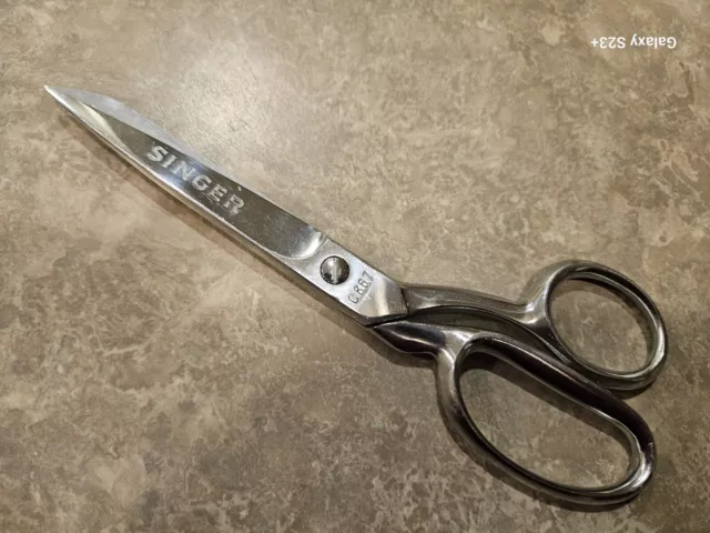 Vintage SINGER Company Sewing Scissors Shears C867 West Germany