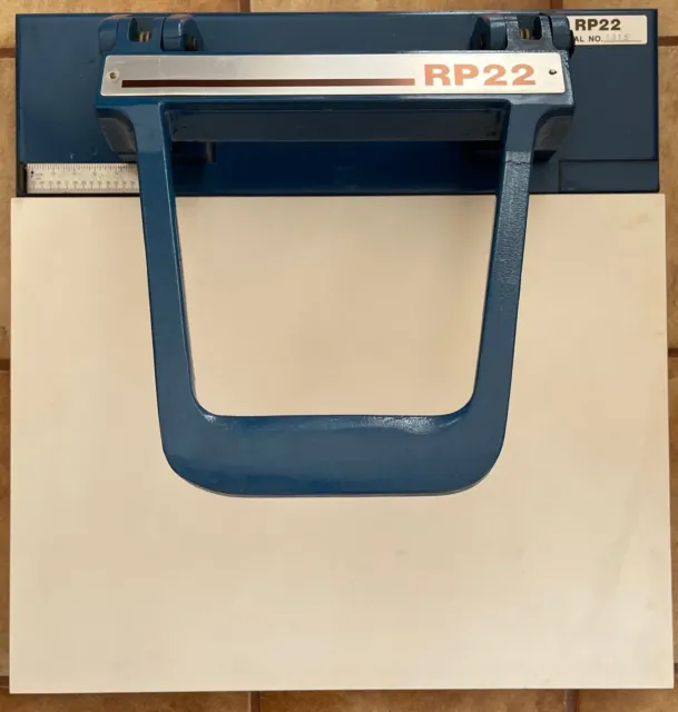 Ryobi RP22 Plate Punch for  ITEK AB Dick Heidelberg HAMADA RYOBI ETC.  EXCELLENT