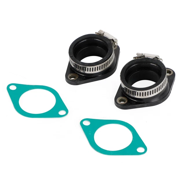 Carb Intake Set For Honda Cb350K Cl350K 68-73 Insulator 2 Intakes Sl350 69-70