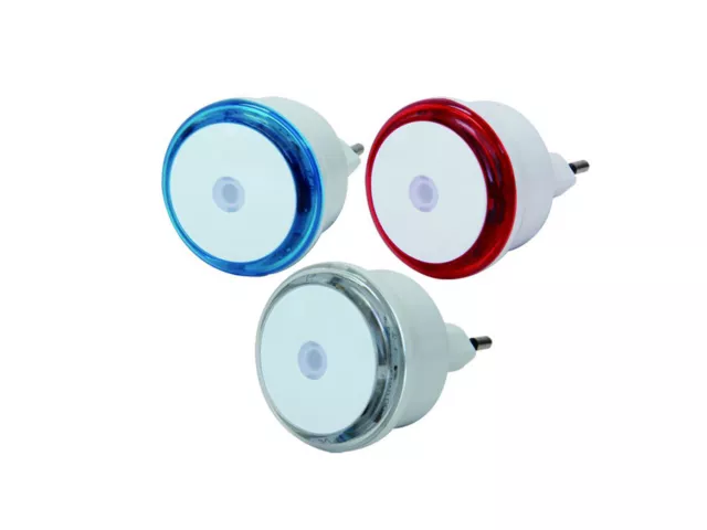 Set 3 luci notturne diversi colori, luce di sicurezza luce di orientamento