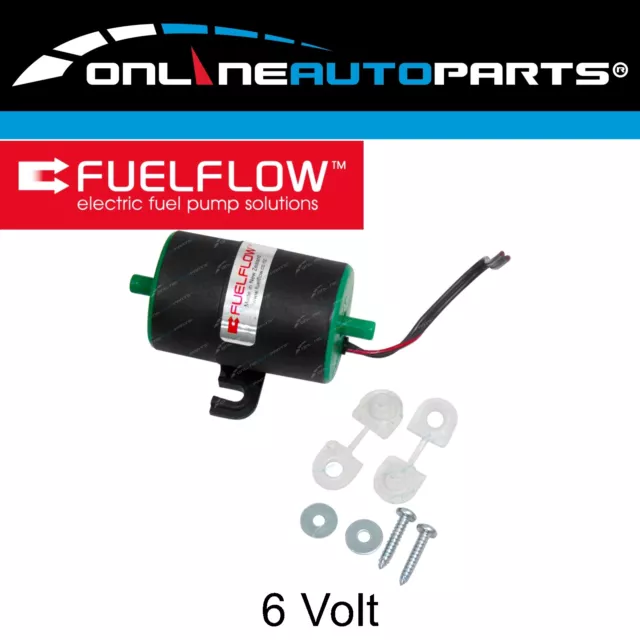 6volt 4-5psi NZ Made Quiet Universal Electric Fuel Pump