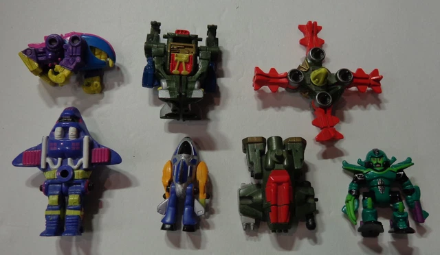 1994 Galoob Micro Machines ZBOTS lot of 7 Items Vintage Free Shipping!