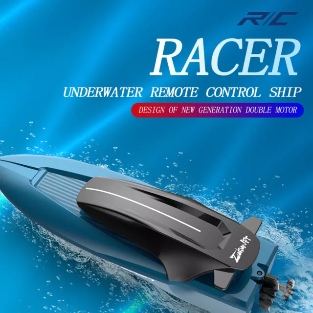 H1# 2.4 GHZ RC Boat with Case 8km/h Mini RC Boats for Adults Kids