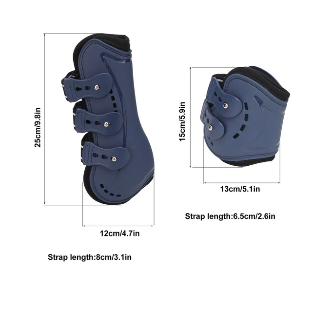 HORSE TENDON BOOTS Adjustable Open Front Fetlock Boot Breathable