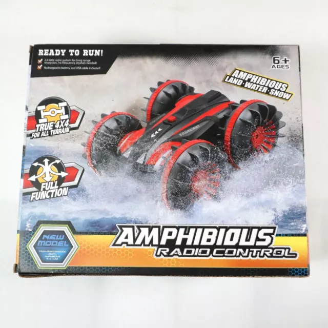 Amphibious RC Remote Control Car Toy Land Water Snow 2.4 GHZ RTR