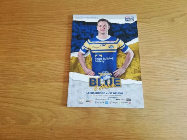 2018 Leeds Rhinos v St Helens