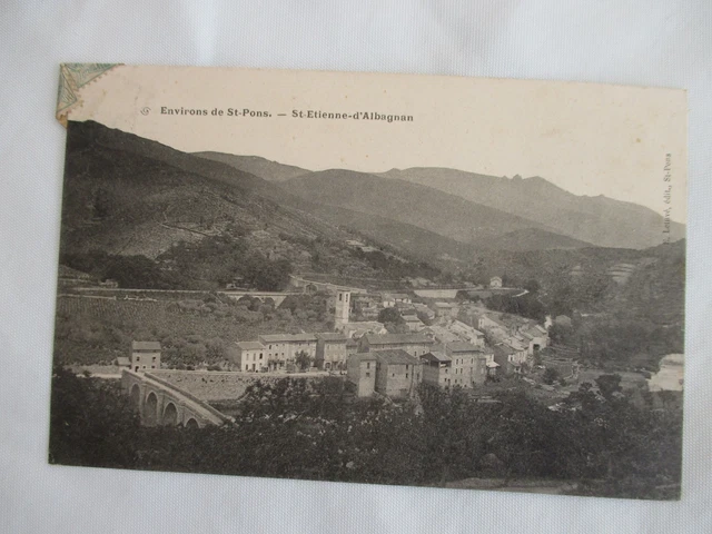 Cpa 34 Surroundings De Saint Pons Saint Etienne D Albagnan
