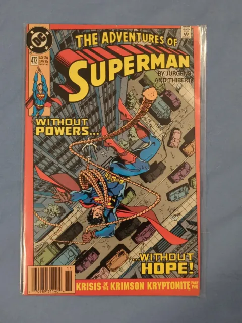COMIC The Adventures of Superman DC Comic Book Copper Age 1990