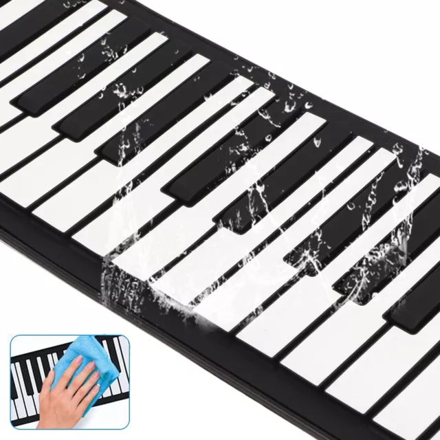 Roll Up Piano 88 Keys Single Horn BT MIDI Funktion Flexible Roll Piano Mit FAT