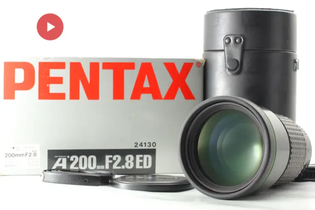【 NEAR MINT in BOX 】 smc Pentax-A 200mm f/2.8 ED Green Star K MF Lens From JAPAN