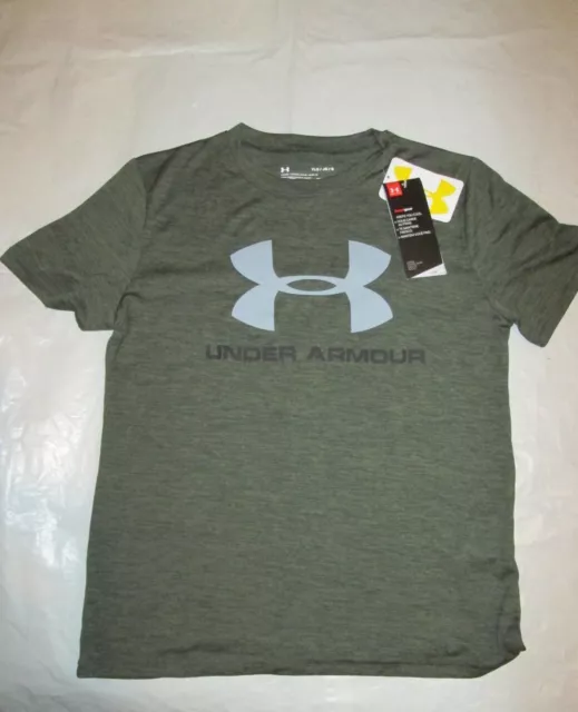 Brandneu Under Armour Jungen kurzarmiges T-Shirt Größe YLG