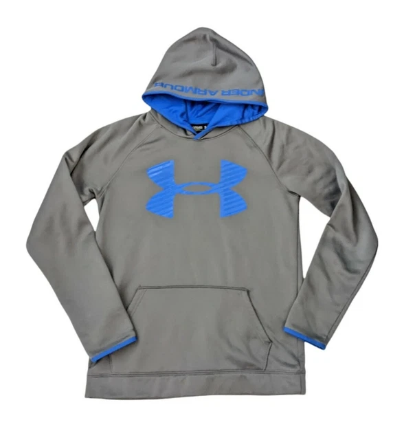 Boys Under Armour Storm Hoodie Size YXL 16 Fleece Lined EXCELLENT CONDITION