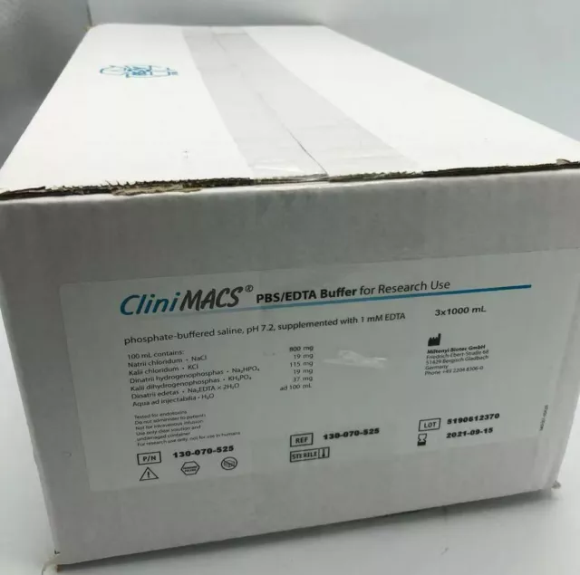 CliniMACS Phosphate- Buffer Saline pH 7.2  2/Case 3x1000mL