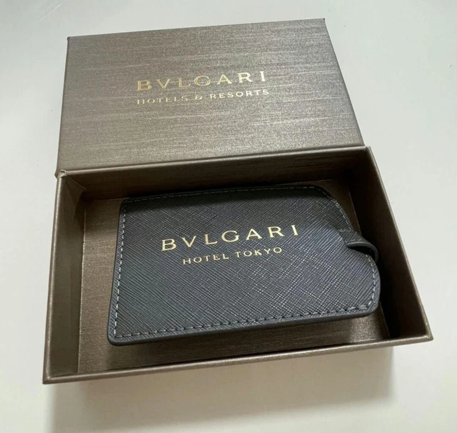BVLGARI HOTEL TOKYO Name Tag Luggage Tag 7 x 11 cm $37.45