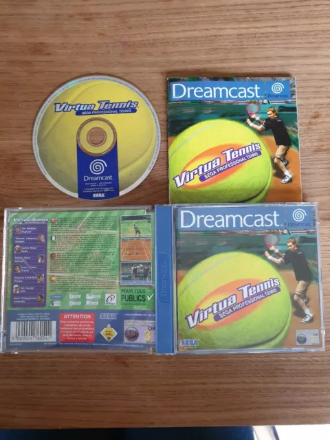 Jeu vidéo Virtua Tennis 1er edition VF [Complet] console Dreamcast