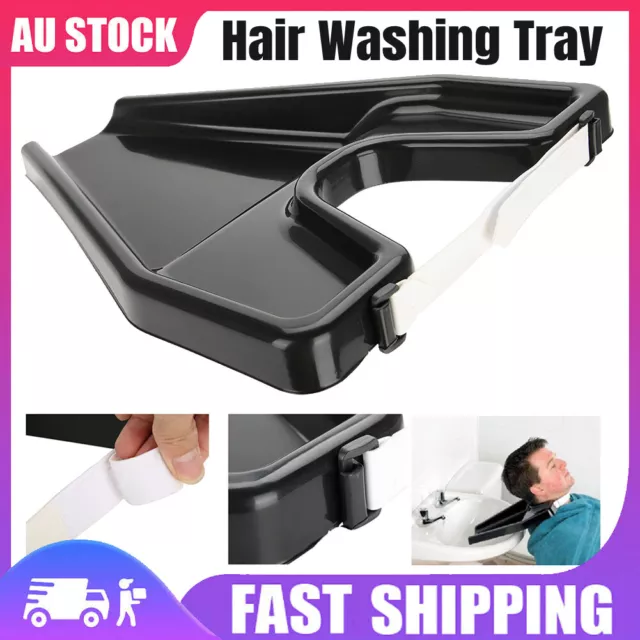 Hair Washing Rinse Tray Basin Shampoo Bowl Portable Tub Sink Wash Wheelchair AU