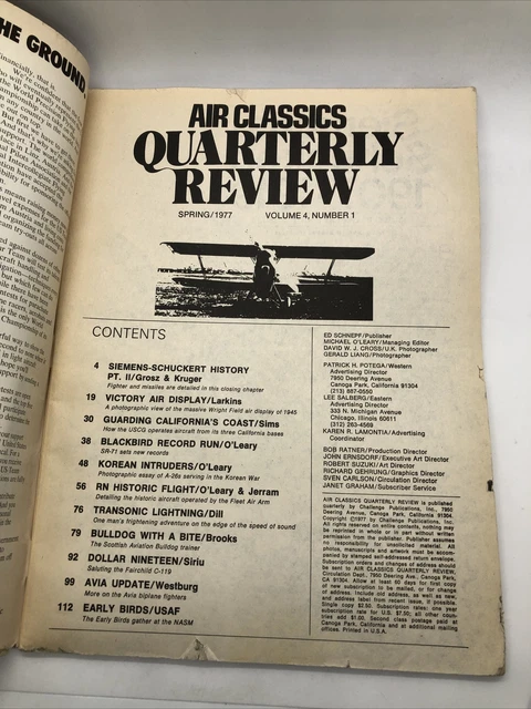 thumbnail image 2 of IPMS USA Quarterly & Update Magazines – 1964-1977 Back Issue Selection – Airplanes, Aircraft – Pre-Owned Good Condition 2 of 4